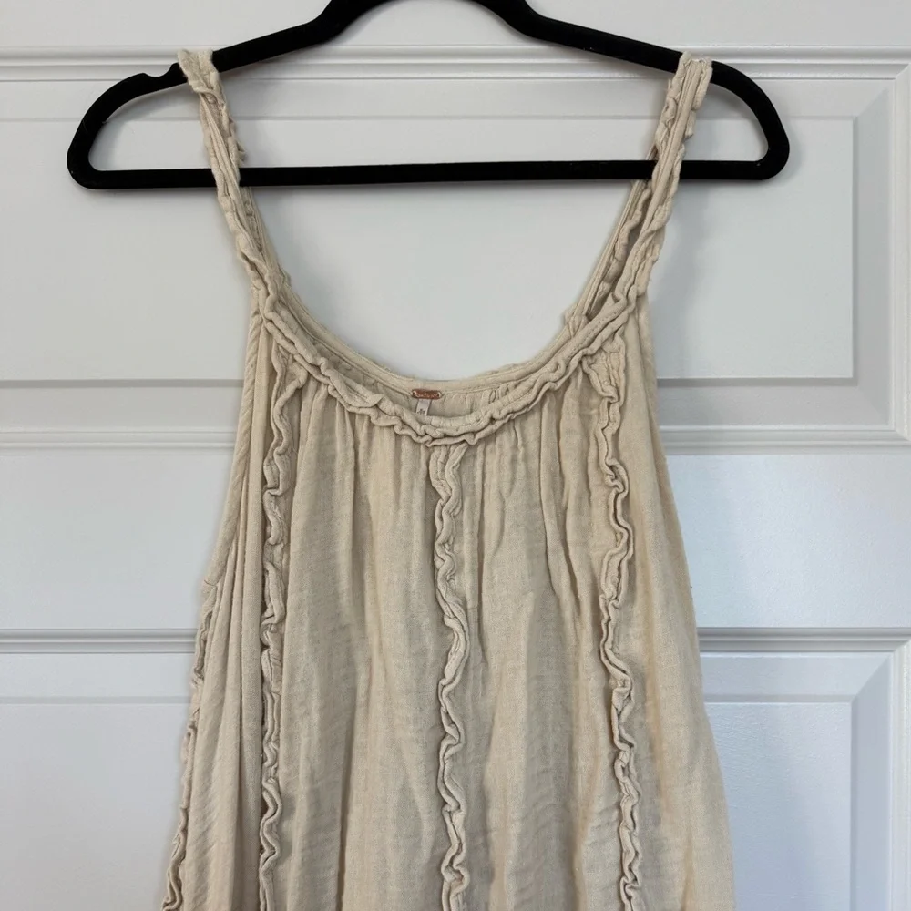 Free People Cream Maxi Dress - Picture 2 of 4